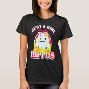 Hippo  Girl & Rhino Sea Cow Behemoth Girl T-Shirt