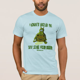 Hippo had too much beer funny t-shirt design
