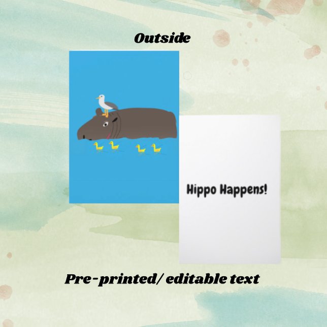 Hippo Happens Card (Creator Uploaded)