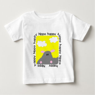 Hippo Happy Baby Romper T-Shirt