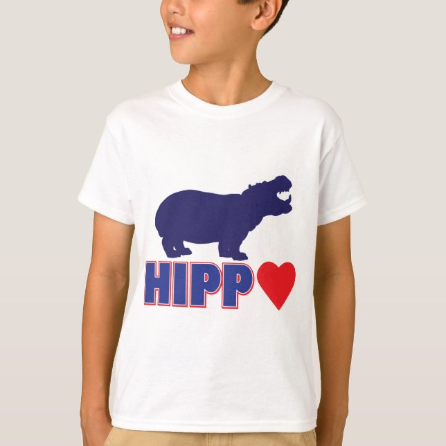 Hippo Heart T-Shirt (Front)