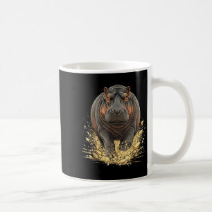 Hippo hippopotamus for mum dad kids hippo animal coffee mug