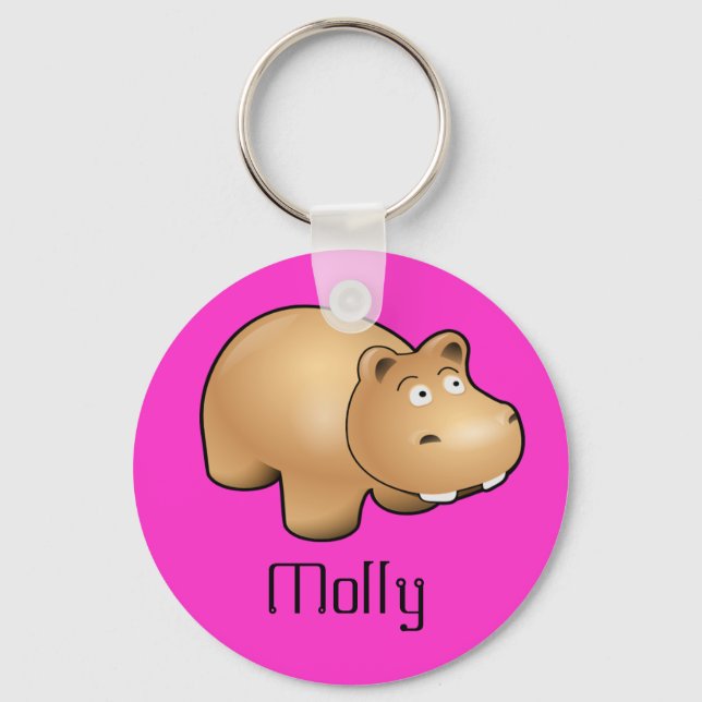 Hippo Key Ring (Front)