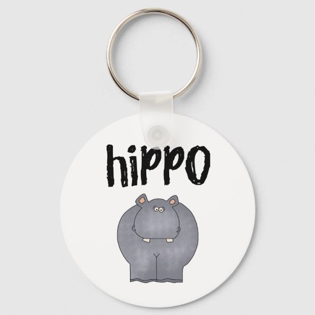 Hippo Keychain (Front)