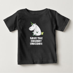 Hippo Lover Gift Chubby Unicorn Hippo Cute Hippo Baby T-Shirt