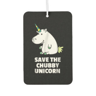 Hippo Lover Gift Chubby Unicorn Hippo Cute Hippo Car Air Freshener