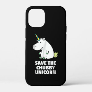 Hippo Lover Gift  Chubby Unicorn Hippo  Cute Hippo iPhone 12 Mini Case