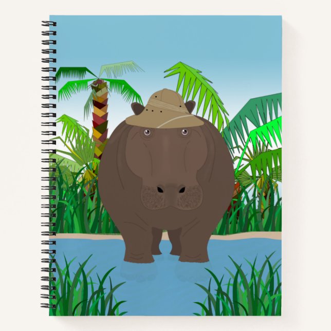 Hippo Notebook (Front)
