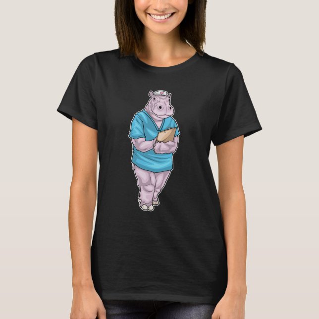 Hippo Nurse T-Shirt (Front)