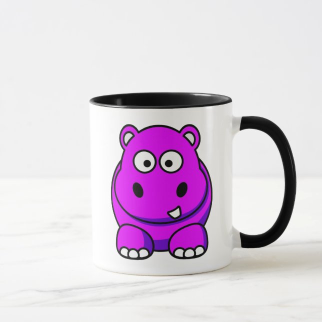 Hippo Pink Mug (Right)