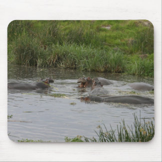 Hippo Pond  -Mousepad Mouse Pad