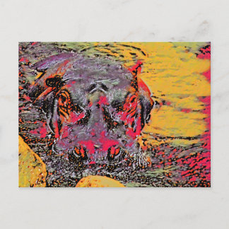 Hippo Post Card