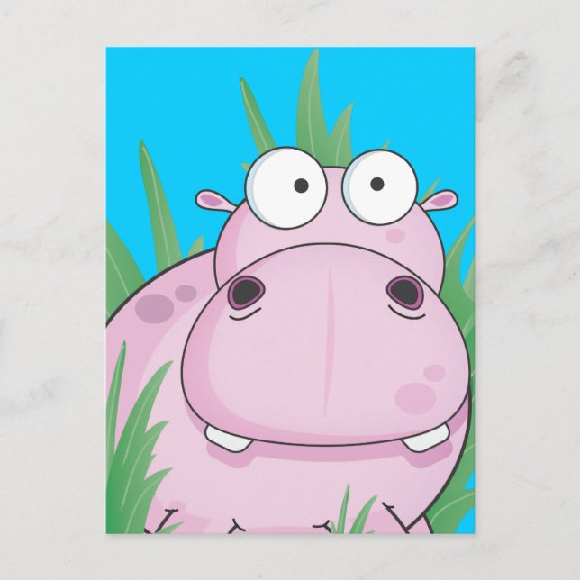 Hippo Postcard (Front)