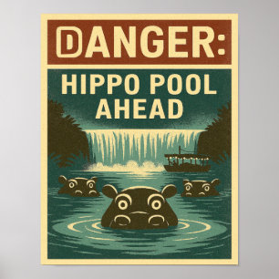 Hippo Poster Theme Park