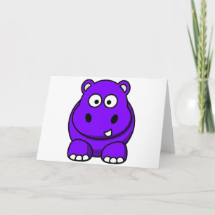 Hippo Purple Card