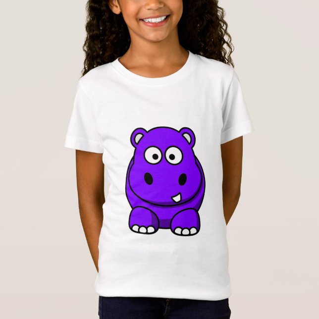 Hippo Purple T-Shirt (Front)