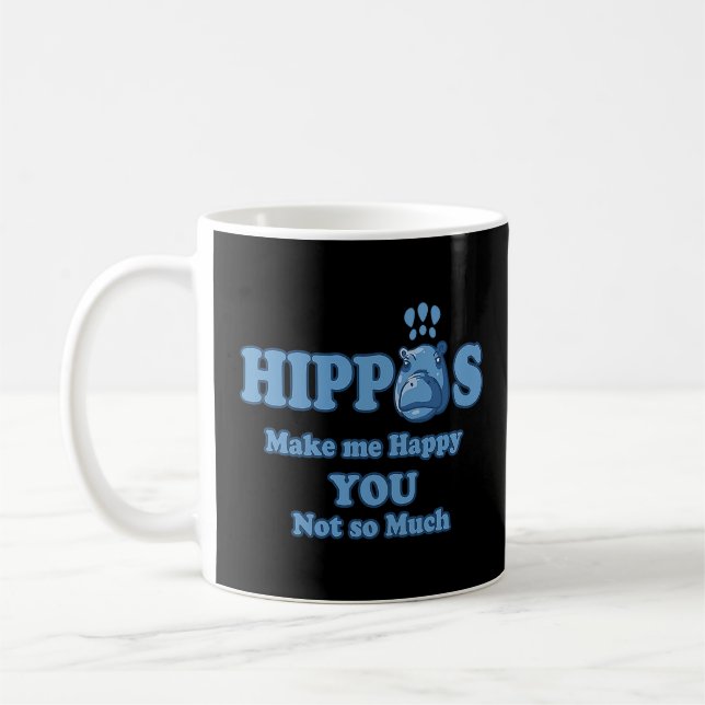 Hippo Pygmy Hippopotamus Herbivores  for Animal Fa Coffee Mug (Left)