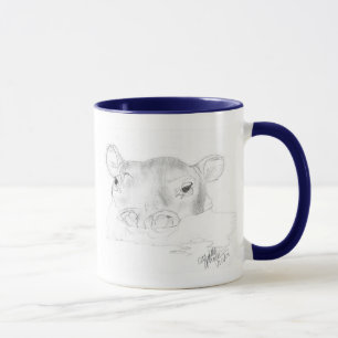 Hippo Sketch mug