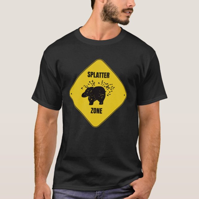 Hippo Splatter Zone Carnival T-Shirt (Front)