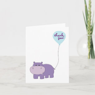 Hippo Thank You Cards