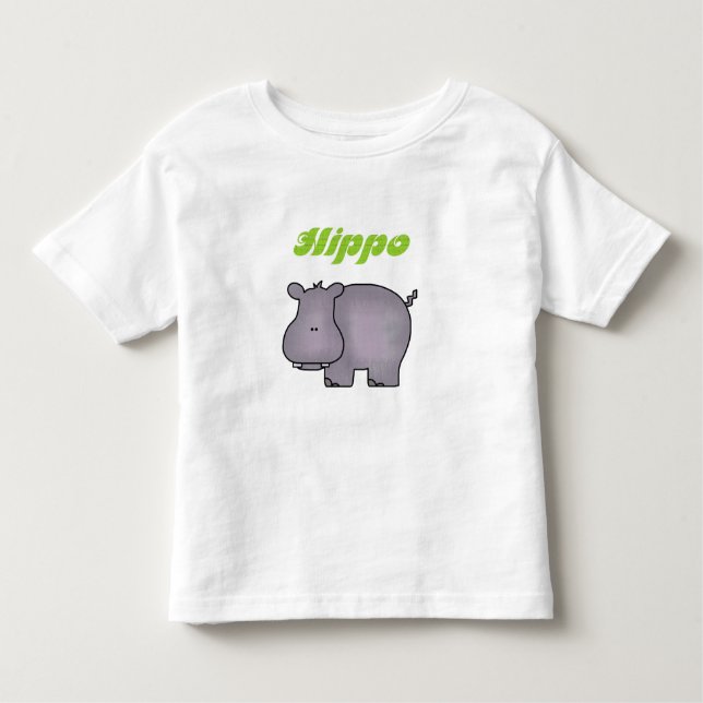 Hippo Toddler T-Shirt (Front)
