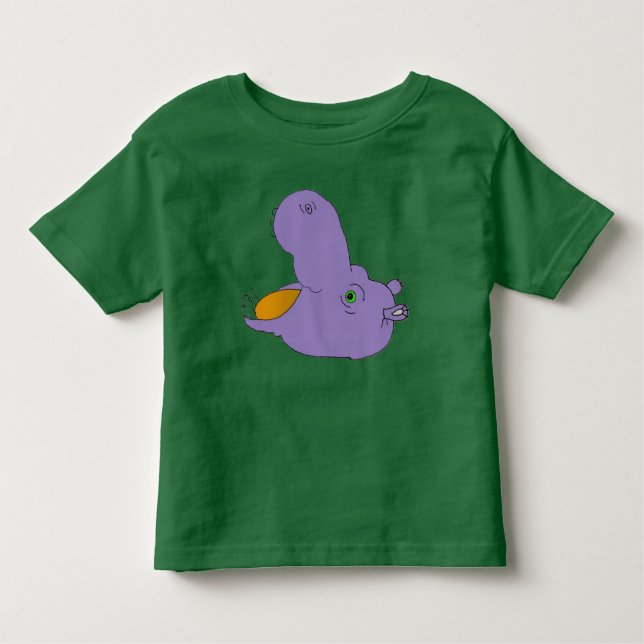 Hippo Toddler T-Shirt (Front)