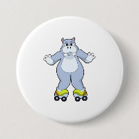 Hippo with Roller skates