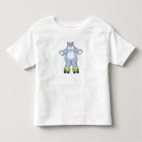 Hippo with Roller skates