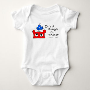Hippo Works Organic Bodysuit "It's A Jungle...!"