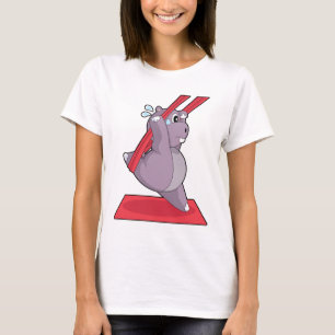 Hippo Yoga Fitness Gymnastics T-Shirt