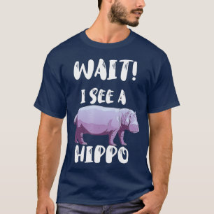 Hippo Zoologist Safari Trip Animal Wildlife Zoo Lo T-Shirt