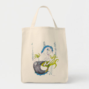 Hippocampus (skull) tote bag
