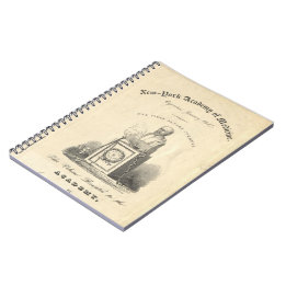 Hippocrates on Pedestal Spiral Notebook