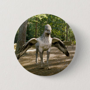 Hippogriff 6 Cm Round Badge