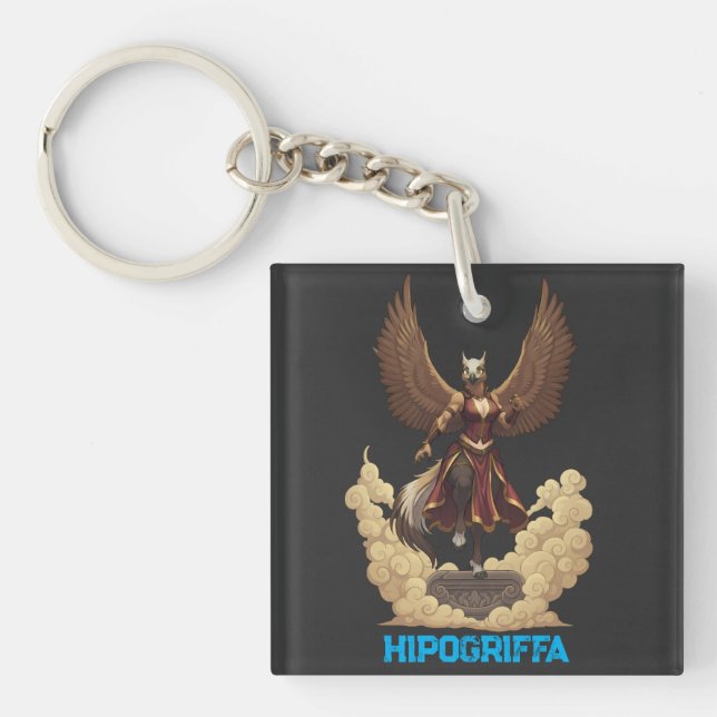 Hippogriff Mythic Avian - Sky Guardian Key Ring (Front)