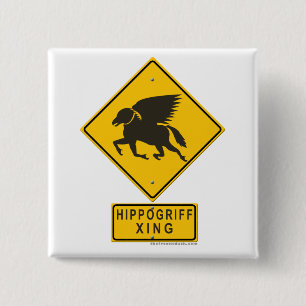 Hippogriff XING 15 Cm Square Badge