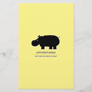 Hippopotamus (カバ) stationery