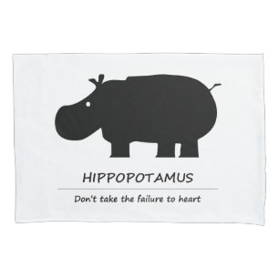 Hippopotamus (カ バ) pillowcase