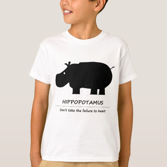 Hippopotamus (カ バ) T-Shirt (Front)