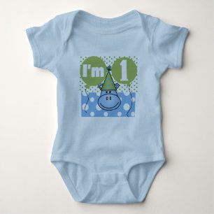 Hippopotamus 1st Birthday Tshirts and Gifts