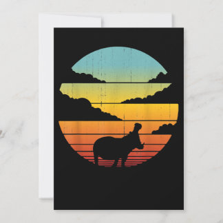Hippopotamus 60s 70s Hippo | Hippo Lover