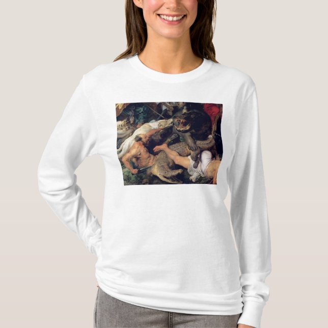 Hippopotamus and Crocodile Hunt, c.1615-16 T-Shirt (Front)