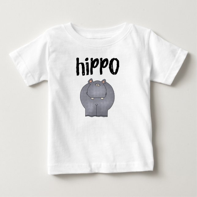 Hippopotamus Baby T-Shirt (Front)