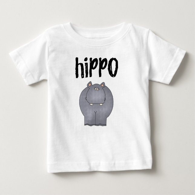 Hippopotamus Baby T-Shirt (Front)