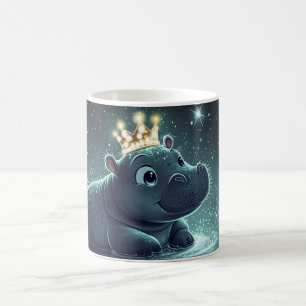 hippopotamus Cartoon Style vibrant Cute Colorfull Coffee Mug