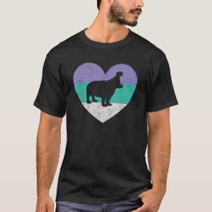 Hippopotamus Gift For Women Girls Retro Cute T-Shirt