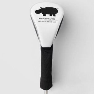 Hippopotamus Golf Head Cover
