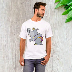 Hippopotamus In A Bikini T-Shirt