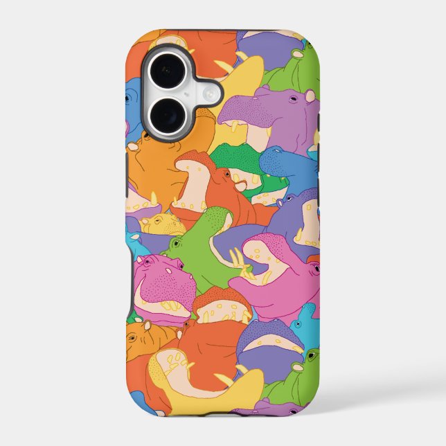 Hippopotamus iPhone Shell (Back)