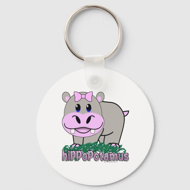 Hippopotamus Key Ring (Front)